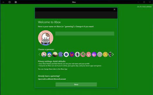 Win10系统如何创建Xbox Live帐户？